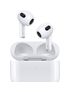 In-Ear Bluetooth Kopfhörer kabellos 6 h Laufzeit IPX4  AirPods (3.Gen) (Weiß) (Weiß)