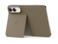 iPhone Duo Folio mit Standfuß (Graubraun)