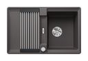 Silgranit 1 Becken  ADIRA 45 S-F Flächenbündige Spüle für 45 cm Unterschrank (Grau) (Grau)
