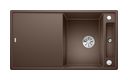 Silgranit 2 Becken  AXIA III 5 S mit Ablauffernbedienung Einbauspüle für 50 cm Unterschrank (Braun) (Braun)