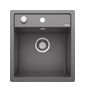 Silgranit 1 Becken  DALAGO 45-F Flächenbündige Spüle für 45 cm Unterschrank (Grau) (Grau)