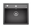 Silgranit 1 Becken  DALAGO 6-F Flächenbündige Spüle für 60 cm Unterschrank (Grau) (Grau)