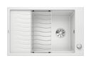 Silgranit 1 Becken  ELON XL 6 S Einbauspüle für 60 cm Unterschrank (Weiß) (Weiß)