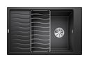 Silgranit 1 Becken  ELON XL 6 S Einbauspüle für 60 cm Unterschrank (Anthrazit) (Anthrazit)