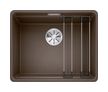 Silgranit 1 Becken  ETAGON 500-F Flächenbündige Spüle für 60 cm Unterschrank (Braun) (Braun)