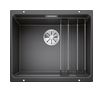 Silgranit 1 Becken  ETAGON 500-U Unterbauspüle für 60 cm Unterschrank (Anthrazit) (Anthrazit)