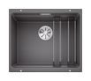 Silgranit 1 Becken  ETAGON 500-U Unterbauspüle für 60 cm Unterschrank (Grau) (Grau)