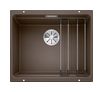 Silgranit 1 Becken  ETAGON 500-U Unterbauspüle für 60 cm Unterschrank (Braun) (Braun)