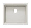 Silgranit 1 Becken  ETAGON 500-U Unterbauspüle für 60 cm Unterschrank (Weiß) (Weiß)