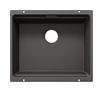 Silgranit 1 Becken  ETAGON 500-U Unterbauspüle für 60 cm Unterschrank (Grau) (Grau)