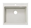 Silgranit 1 Becken  ETAGON 6 Einbauspüle für 60 cm Unterschrank (Weiß) (Weiß)