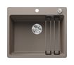 Silgranit 1 Becken  ETAGON 6-F Flächenbündige Spüle für 60 cm Unterschrank (Grau) (Grau)
