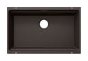 Silgranit 1 Becken  ETAGON 700-U Unterbauspüle für 80 cm Unterschrank (Braun) (Braun)