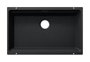 Silgranit 1 Becken  ETAGON 700-U Unterbauspüle für 80 cm Unterschrank (Anthrazit) (Anthrazit)