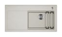 Silgranit 1 Becken  ETAGON XL 6 S Einbauspüle für 60 cm Unterschrank (Weiß) (Weiß)