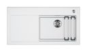 Silgranit 1 Becken  ETAGON XL 6 S Einbauspüle für 60 cm Unterschrank (Weiß) (Weiß)