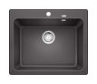 Silgranit 1 Becken  NAYA 6 Einbauspüle für 60 cm Unterschrank (Grau) (Grau)