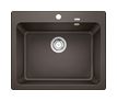 Silgranit 1 Becken  NAYA 6 Einbauspüle für 60 cm Unterschrank (Braun) (Braun)