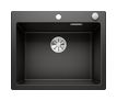 Silgranit 1 Becken  PLEON 6 Einbauspüle für 60 cm Unterschrank (Schwarz) (Schwarz)