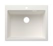 Silgranit 1 Becken  PLEON 6 Einbauspüle für 60 cm Unterschrank (Weiß) (Weiß)