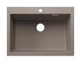 Silgranit 1 Becken  PLEON 8 Einbauspüle für 80 cm Unterschrank (Braun) (Braun)