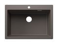 Silgranit 1 Becken  PLEON 8 Einbauspüle für 80 cm Unterschrank (Grau) (Grau)