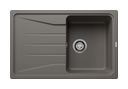 Silgranit 1 Becken  SONA 45 S Einbauspüle für 45 cm Unterschrank (Grau) (Grau)