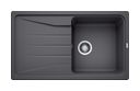 Silgranit 1 Becken  SONA 5 S Einbauspüle für 50 cm Unterschrank (Grau) (Grau)