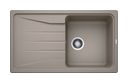 Silgranit 1 Becken  SONA 5 S Einbauspüle für 50 cm Unterschrank (Braun) (Braun)