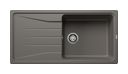Silgranit 1 Becken  SONA XL 6 S Einbauspüle für 60 cm Unterschrank (Grau) (Grau)