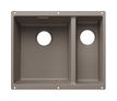 Silgranit 2 Becken  SUBLINE 340/160-U Unterbauspüle für 60 cm Unterschrank (Braun) (Braun)