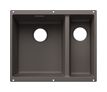 Silgranit 2 Becken  SUBLINE 340/160-U Unterbauspüle für 60 cm Unterschrank (Grau) (Grau)