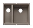 Silgranit 2 Becken  SUBLINE 340/160-U Unterbauspüle für 60 cm Unterschrank (Braun) (Braun)