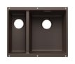 Silgranit 2 Becken  SUBLINE 340/160-U Unterbauspüle für 60 cm Unterschrank (Braun) (Braun)