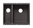 Silgranit 2 Becken  SUBLINE 340/160-U Unterbauspüle für 60 cm Unterschrank (Grau) (Grau)