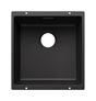 Silgranit 1 Becken  SUBLINE 400-U Unterbauspüle für 50 cm Unterschrank (Anthrazit) (Anthrazit)