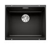 Silgranit 1 Becken  SUBLINE 500-U Unterbauspüle für 60 cm Unterschrank (Schwarz) (Schwarz)