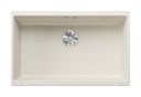 Silgranit 1 Becken  SUBLINE 700-U Unterbauspüle für 80 cm Unterschrank (Beige) (Beige)