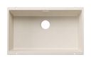 Silgranit 1 Becken  SUBLINE 700-U Unterbauspüle für 80 cm Unterschrank (Weiß) (Weiß)