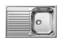 Edelstahl 1 Becken  TIPO 45 S Compact Einbauspüle für 45 cm Unterschrank (Edelstahl) (Edelstahl)