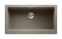 Silgranit 1 Becken  VINTERA XL 9-UF Flächenbündige Spüle für 90 cm Unterschrank (Braun) (Braun)