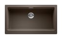 Silgranit 1 Becken  VINTERA XL 9-UF Flächenbündige Spüle für 90 cm Unterschrank (Braun) (Braun)