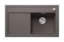 Silgranit 1 Becken  ZENAR 45 S Einbauspüle für 45 cm Unterschrank (Grau) (Grau)