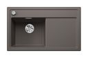 Silgranit 1 Becken  ZENAR 45 S Einbauspüle für 45 cm Unterschrank (Grau) (Grau)