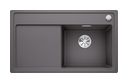Silgranit 1 Becken  ZENAR 45 S-F Flächenbündige Spüle für 45 cm Unterschrank (Grau) (Grau)