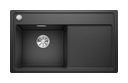 Silgranit 1 Becken  ZENAR 45 S-F Flächenbündige Spüle für 45 cm Unterschrank (Anthrazit) (Anthrazit)