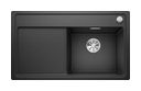 Silgranit 1 Becken  ZENAR 45 S-F Flächenbündige Spüle für 45 cm Unterschrank (Anthrazit) (Anthrazit)