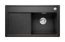 Silgranit 1 Becken  ZENAR 45 S-F Flächenbündige Spüle für 45 cm Unterschrank (Schwarz) (Schwarz)