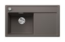 Silgranit 1 Becken  ZENAR 45 S-F Flächenbündige Spüle für 45 cm Unterschrank (Grau) (Grau)