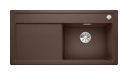Silgranit 1 Becken  ZENAR XL 6 S Einbauspüle für 60 cm Unterschrank (Braun) (Braun)